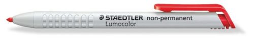 Jelölőkréta adagoló, mindenre író, lemosható (omnichrom), STAEDTLER "Lumocolor", piros