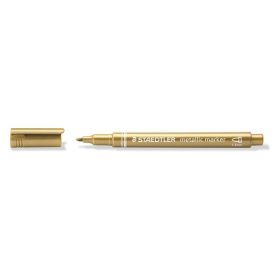   Dekormarker, 1-2 mm, kúpos, STAEDTLER "8323", arany