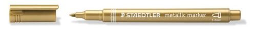 Dekormarker, 1-2 mm, kúpos, STAEDTLER "8323", arany