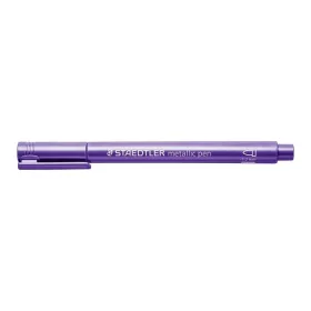   Dekormarker, 1-2 mm, kúpos, STAEDTLER "8323", metállila
