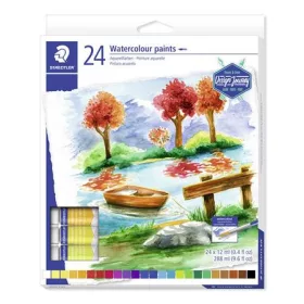   Akvarell festék, tubusos, STAEDTLER „8880”, 24 különböző szín