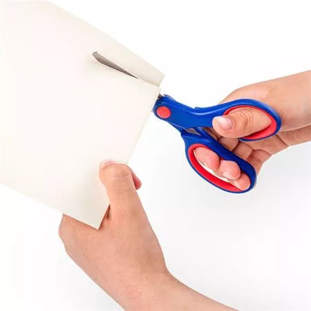Olló, iskolai, 14 cm, STAEDTLER "Noris 965", kék
