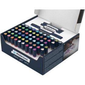   Kétvégű marker készlet, 72 darabos, SCHNEIDER „Paint-It 040 Twin marker Set complete”, 30 különböző szín