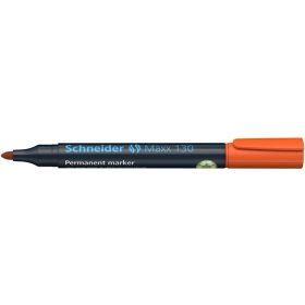   Alkoholos marker, 1-3 mm, kúpos, SCHNEIDER "Maxx 130", narancssárga