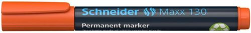 Alkoholos marker, 1-3 mm, kúpos, SCHNEIDER "Maxx 130", narancssárga