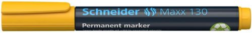 Alkoholos marker, 1-3 mm, kúpos, SCHNEIDER "Maxx 130", sárga