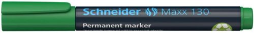 Alkoholos marker, 1-3 mm, kúpos, SCHNEIDER "Maxx 130", zöld