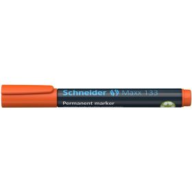   Alkoholos marker, 1-4 mm, vágott, SCHNEIDER "Maxx 133", narancssárga