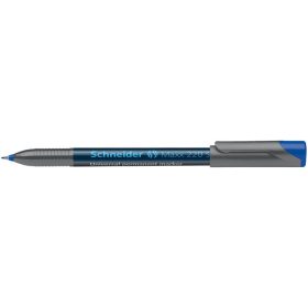   Alkoholos marker, OHP, 0,4 mm, SCHNEIDER "Maxx 220 S", kék