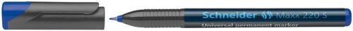 Alkoholos marker, OHP, 0,4 mm, SCHNEIDER "Maxx 220 S", kék