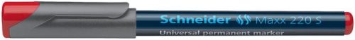 Alkoholos marker, OHP, 0,4 mm, SCHNEIDER "Maxx 220 S", piros