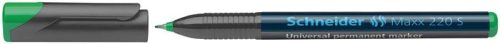 Alkoholos marker, OHP, 0,4 mm, SCHNEIDER "Maxx 220 S", zöld