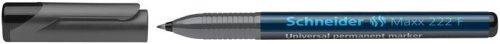 Alkoholos marker, OHP, 0,7 mm, SCHNEIDER "Maxx 222 F", fekete