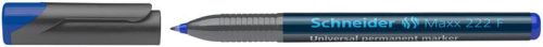 Alkoholos marker, OHP, 0,7 mm, SCHNEIDER "Maxx 222 F", kék
