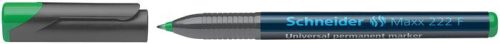 Alkoholos marker, OHP, 0,7 mm, SCHNEIDER "Maxx 222 F", zöld