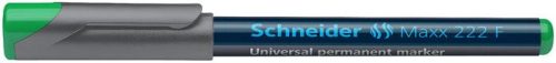 Alkoholos marker, OHP, 0,7 mm, SCHNEIDER "Maxx 222 F", zöld