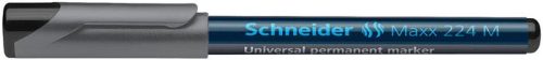 Alkoholos marker, OHP, 1 mm, SCHNEIDER "Maxx 224 M", fekete