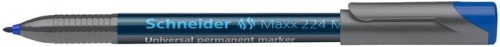 Alkoholos marker, OHP, 1 mm, SCHNEIDER "Maxx 224 M", kék
