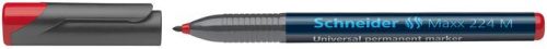 Alkoholos marker, OHP, 1 mm, SCHNEIDER "Maxx 224 M", piros