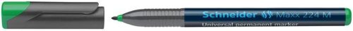 Alkoholos marker, OHP, 1 mm, SCHNEIDER "Maxx 224 M", zöld