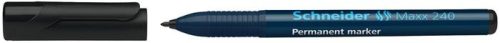 Alkoholos marker, 1-2 mm, kúpos, SCHNEIDER "Maxx 240", fekete