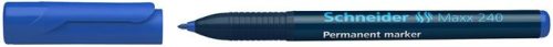 Alkoholos marker, 1-2 mm, kúpos, SCHNEIDER "Maxx 240", kék