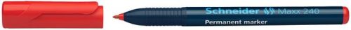 Alkoholos marker, 1-2 mm, kúpos, SCHNEIDER "Maxx 240", piros