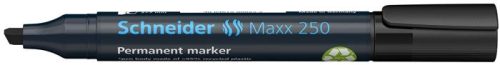 Alkoholos marker, 2-7 mm, vágott, SCHNEIDER "Maxx 250", fekete