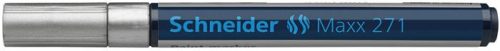 Lakkmarker, 1-2 mm, SCHNEIDER "Maxx 271", ezüst