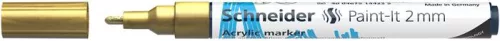 Akril marker, 2 mm, SCHNEIDER "Paint-It 310", arany