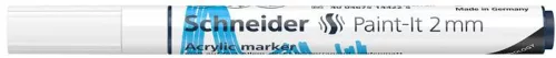 Akril marker, 2 mm, SCHNEIDER "Paint-It 310", fehér