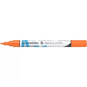   Akril marker, 2 mm, SCHNEIDER "Paint-It 310", narancssárga