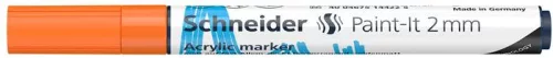 Akril marker, 2 mm, SCHNEIDER "Paint-It 310", narancssárga