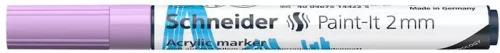 Akril marker, 2 mm, SCHNEIDER "Paint-It 310", pasztell-lila