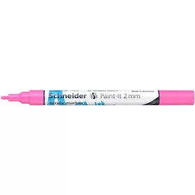   Akril marker, 2 mm, SCHNEIDER "Paint-It 310", rózsaszín