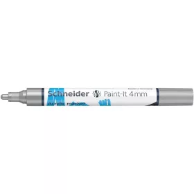   Akril marker, 4 mm, SCHNEIDER "Paint-It 320", ezüst