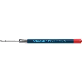   Golyóstollbetét, 0,5 mm, SCHNEIDER "Slider 755", piros