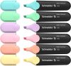Szövegkiemelő készlet, 1-5 mm, SCHNEIDER "Job Pastel", 6 különböző pasztell szín