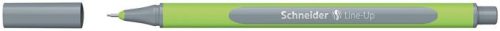 Tűfilc, 0,4 mm, SCHNEIDER "Line-Up", ezüstszürke