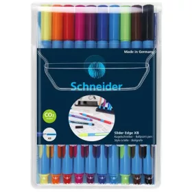   Golyóstoll készlet, 0,7 mm, kupakos, SCHNEIDER "Slider Edge XB", vegyes színek