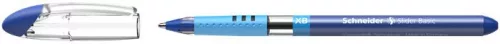 Golyóstoll, 0,7 mm, kupakos, SCHNEIDER "Slider Basic XB", kék