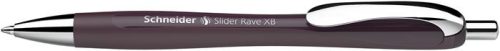 Golyóstoll, 0,7 mm, nyomógombos, SCHNEIDER "Slider Rave XB", szilva lila