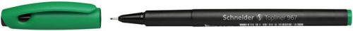 Tűfilc, 0,4 mm, SCHNEIDER "Topliner 967", zöld