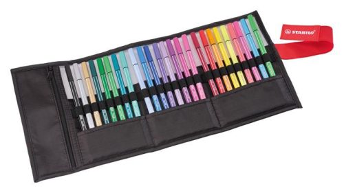 Rostirón, készlet, STABILO "Pen 68 ARTY", 25 különböző színű
