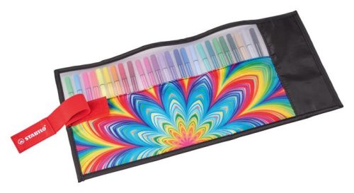 Rostirón, készlet, STABILO "Pen 68 ARTY", 25 különböző színű
