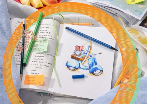 Filctoll készlet, 1 mm, STABILO "Pen 68", 30 különböző szín