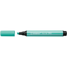   Rostirón, 1-5 mm, vágott hegy, STABILO "Pen 68 MAX", jégzöld