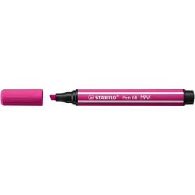   Rostirón, 1-5 mm, vágott hegy, STABILO "Pen 68 MAX", pink