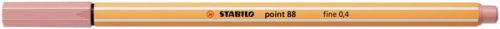 Tűfilc, 0,4 mm, STABILO "Point 88", hajnalpír