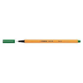 Tűfilc, 0,4 mm, STABILO "Point 88", zöld